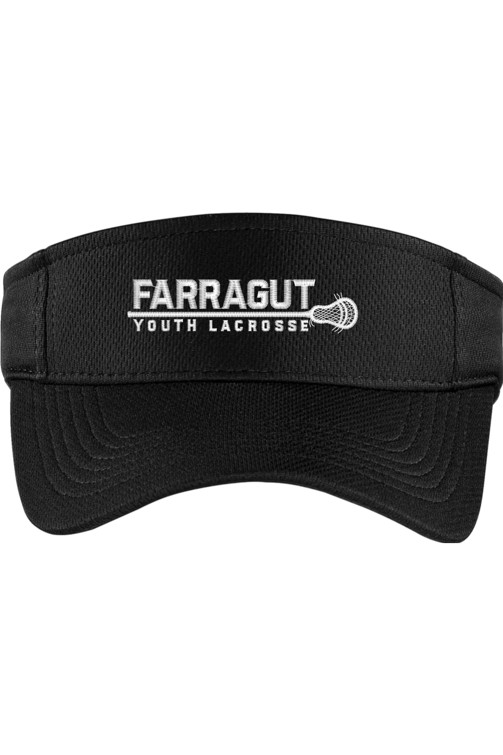 Farragut YLC Embroidered Visor Signature Lacrosse