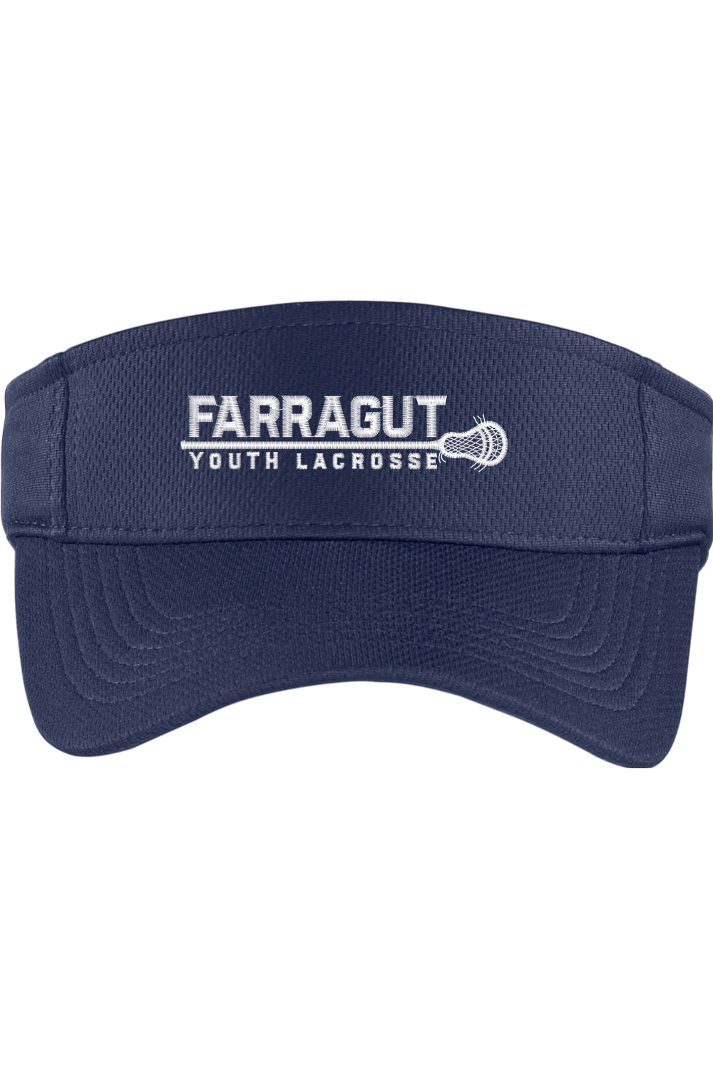 Farragut YLC Embroidered Visor Signature Lacrosse