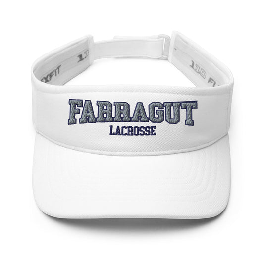 Farragut YLC Embroidered Visor Signature Lacrosse