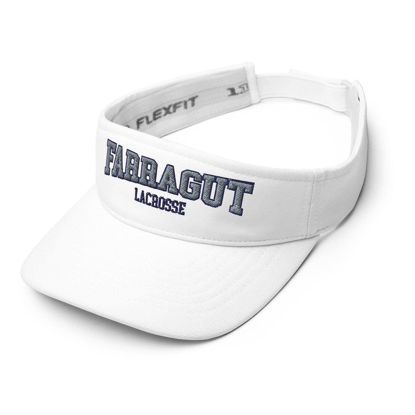 Farragut YLC Embroidered Visor Signature Lacrosse