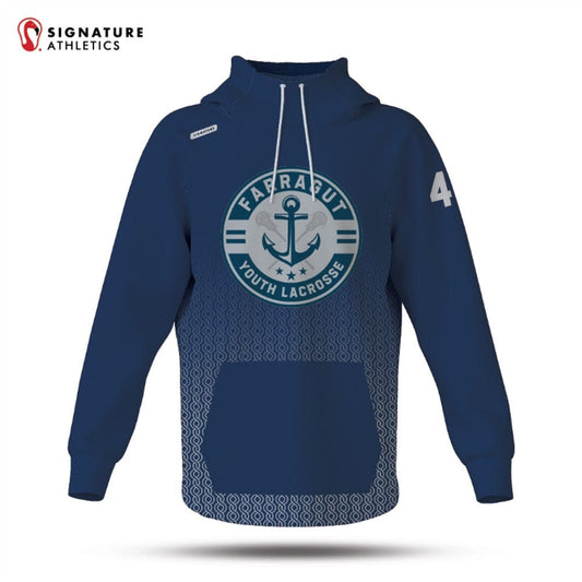 Farragut Youth Lacrosse Dye Sub Scuba Hoodie Signature Lacrosse