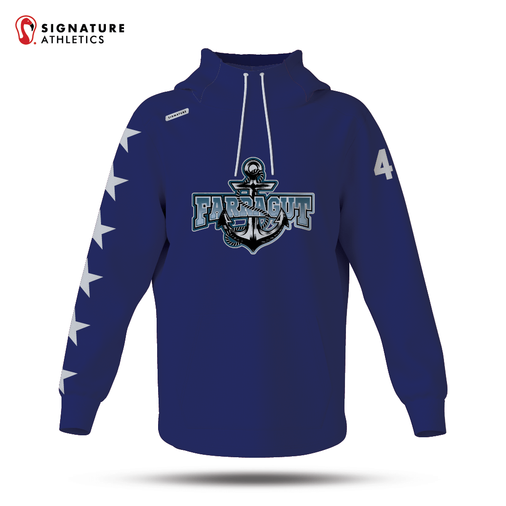 Farragut Youth Lacrosse Men's Pro Dye Sub Scuba Hoodie Signature Lacrosse