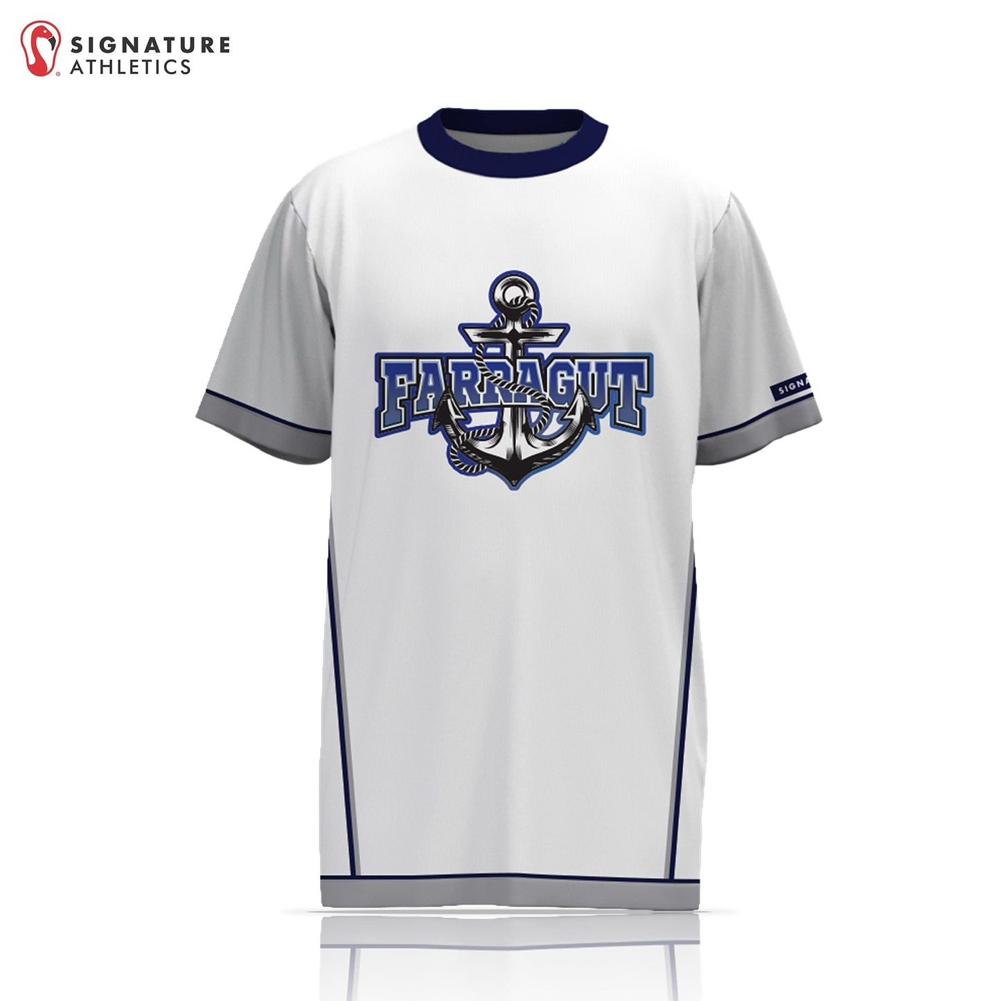 Farragut Youth Lacrosse Men's Short Sleeve Tech Tee: Farragut MSV Signature Lacrosse