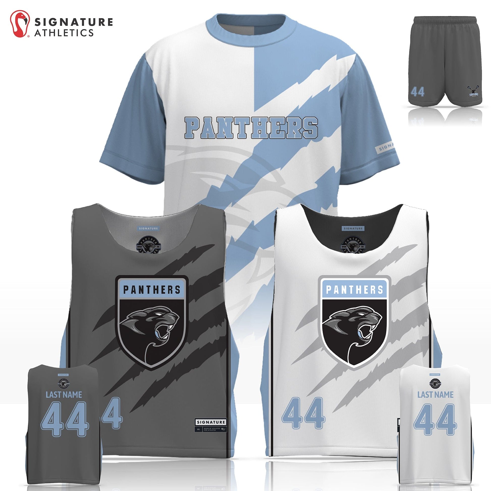 Farragut Youth Lacrosse Panthers Men's 3 Piece Player Package: Panthers 8U Signature Lacrosse