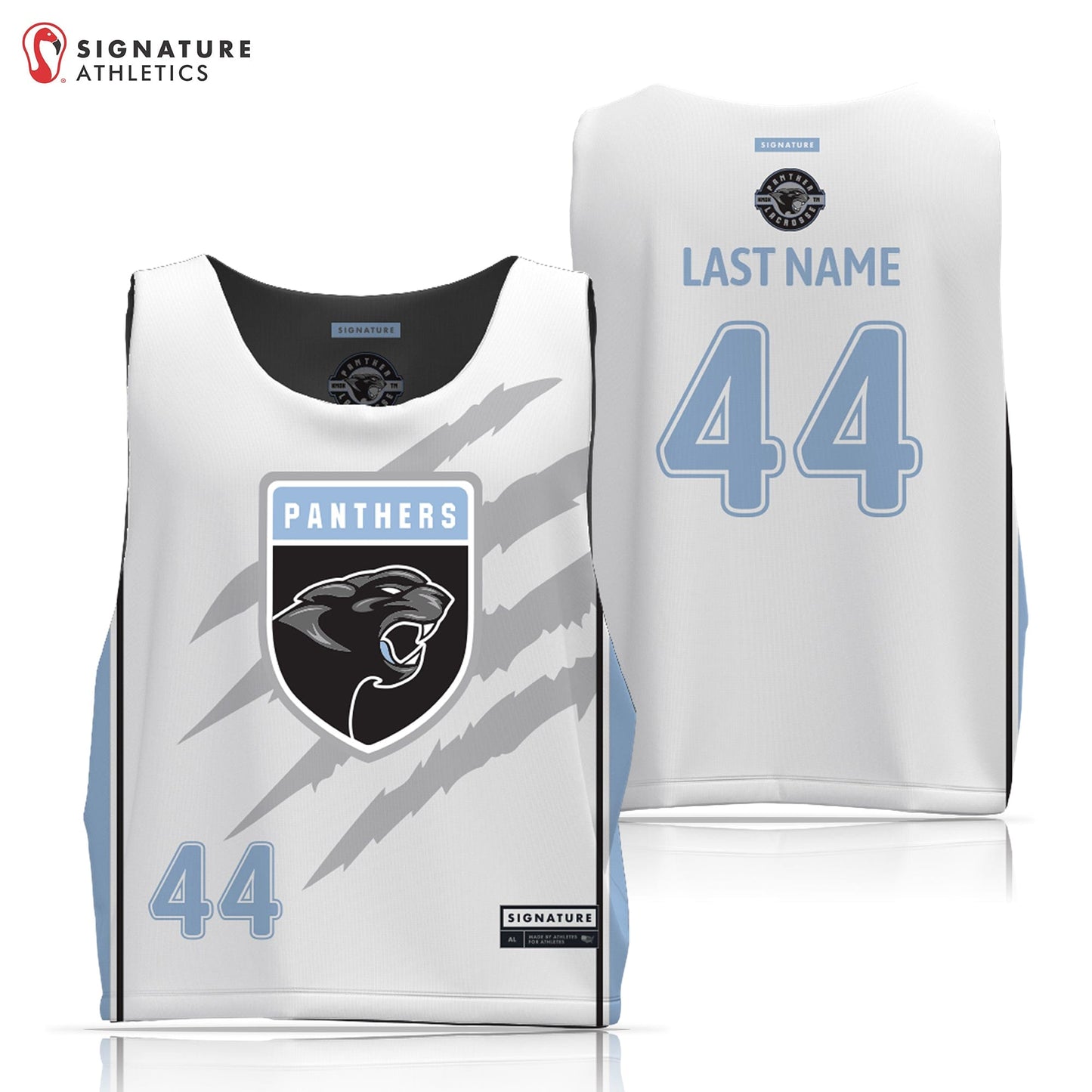 Farragut Youth Lacrosse Panthers Men's Reversible Pinnie Signature Lacrosse