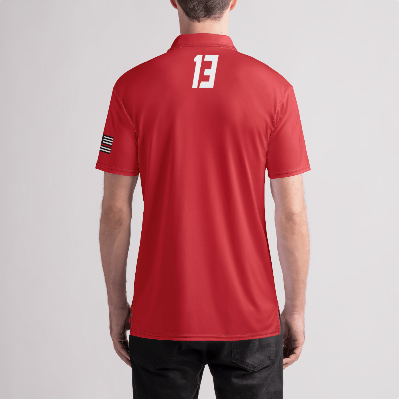 FDNY Lacrosse 13 Mens Polo Shirt Signature Lacrosse