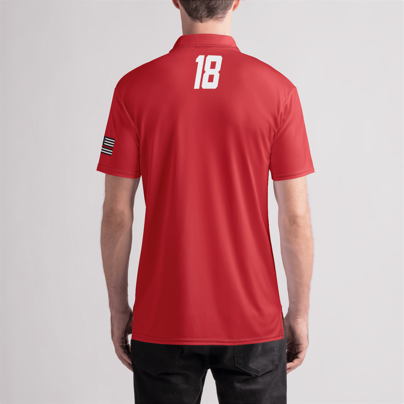 FDNY Lacrosse 18 Mens Polo Shirt Signature Lacrosse