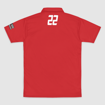 FDNY Lacrosse 22 Mens Polo Shirt Signature Lacrosse