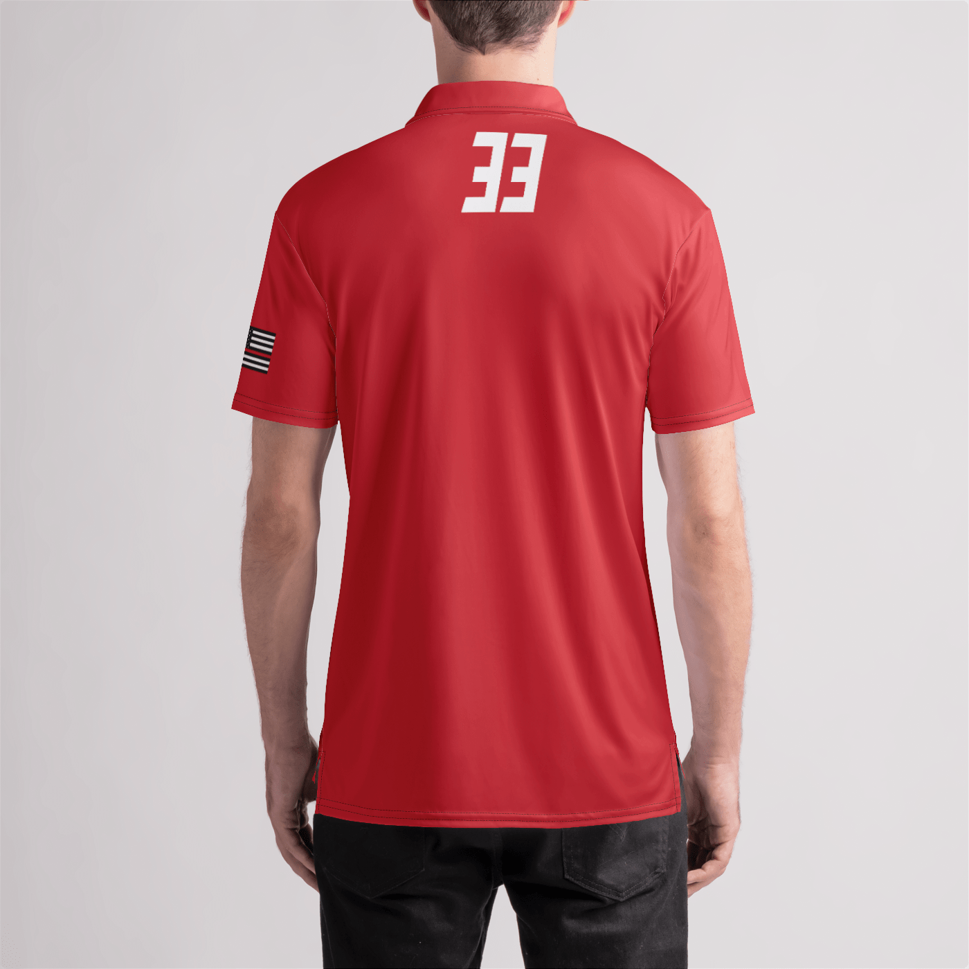 FDNY Lacrosse 33 Mens Polo Shirt Signature Lacrosse