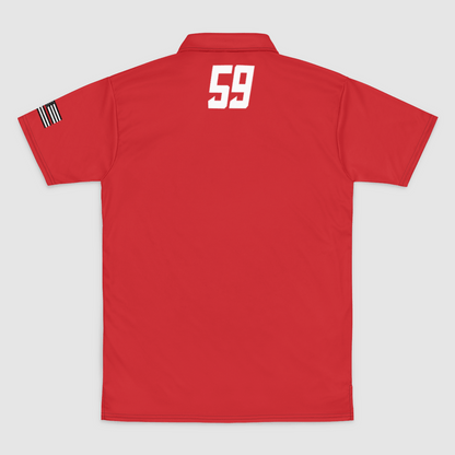 FDNY Lacrosse 59 Mens Polo Shirt Signature Lacrosse
