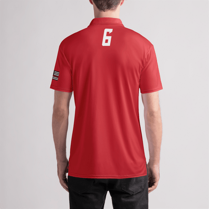 FDNY Lacrosse 6 Mens Polo Shirt Signature Lacrosse