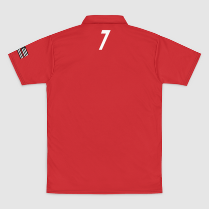FDNY Lacrosse 7 Mens Polo Shirt Signature Lacrosse