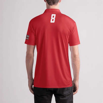 FDNY Lacrosse 8 Mens Polo Shirt Signature Lacrosse