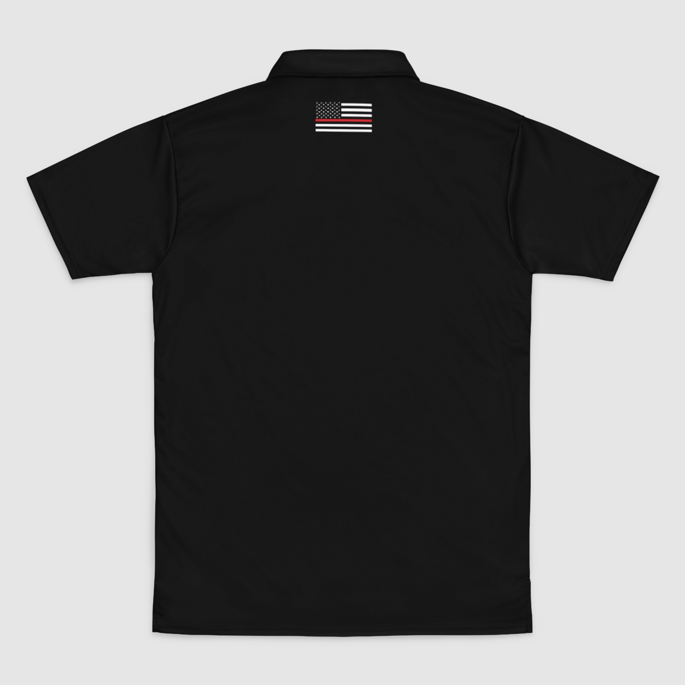 FDNY Mens Polo Shirt - Black Signature Lacrosse