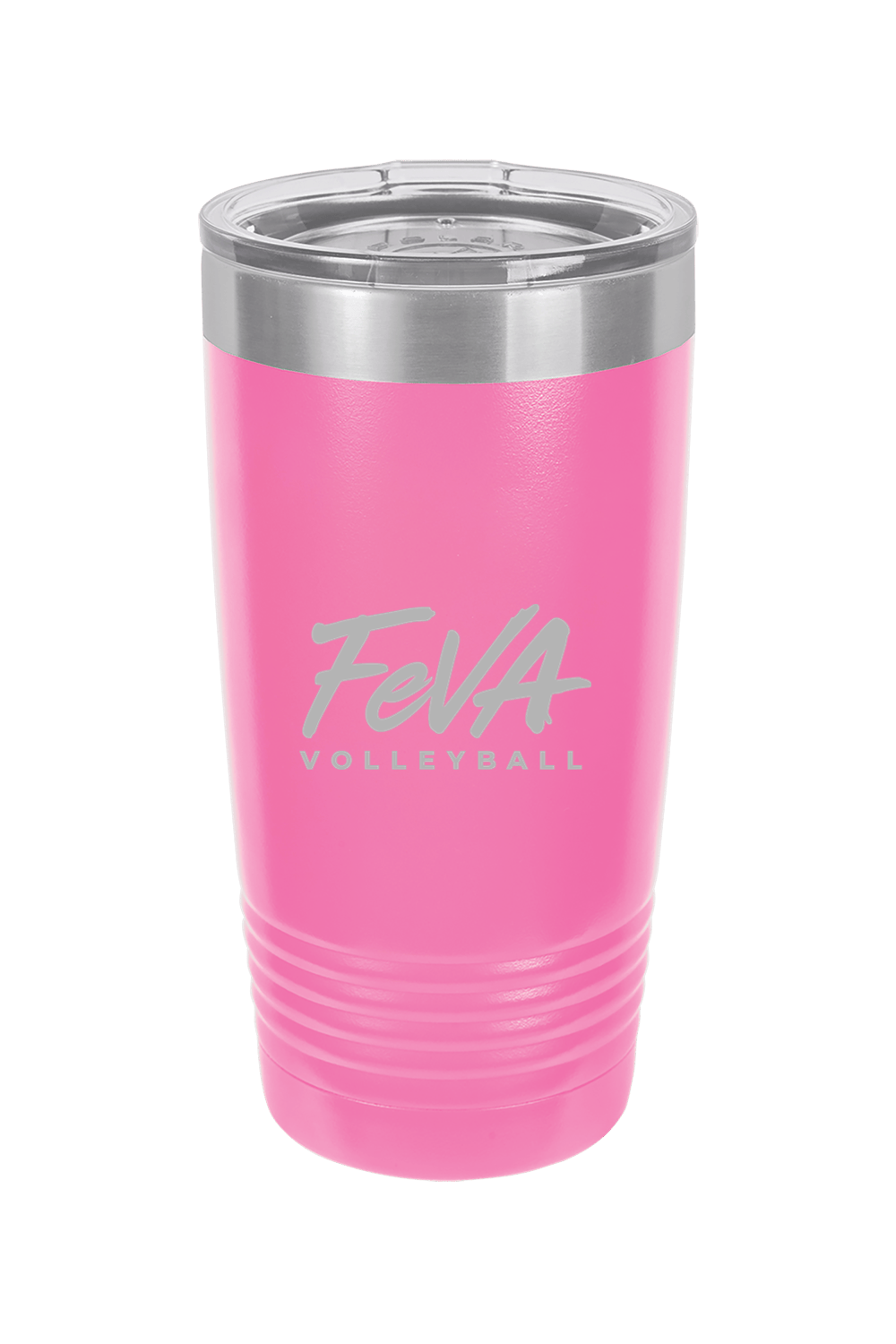 Features Volleyball 20oz Stainless Steel Tumbler Signature Lacrosse