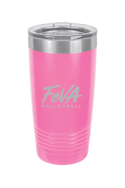 Features Volleyball 20oz Stainless Steel Tumbler Signature Lacrosse