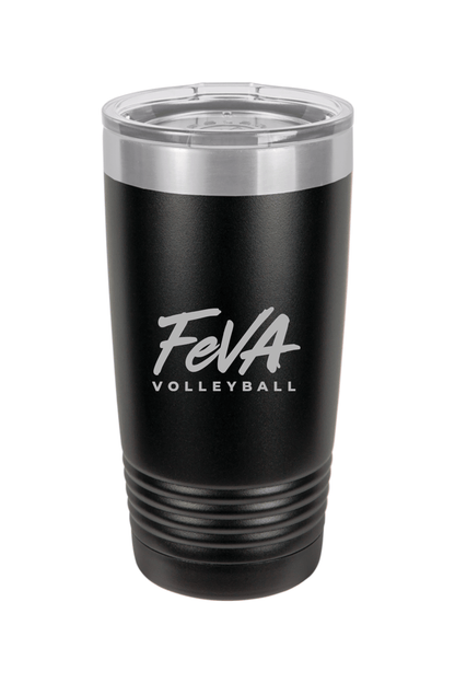 Features Volleyball 20oz Stainless Steel Tumbler Signature Lacrosse