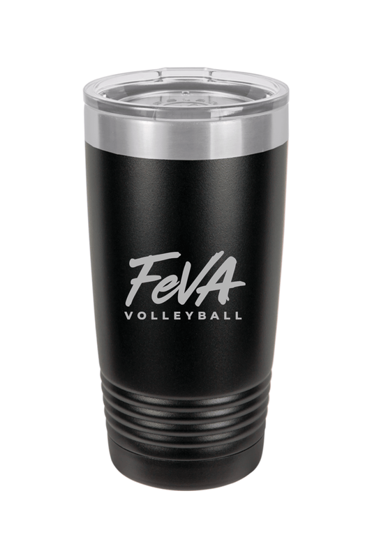 Features Volleyball 20oz Stainless Steel Tumbler Signature Lacrosse