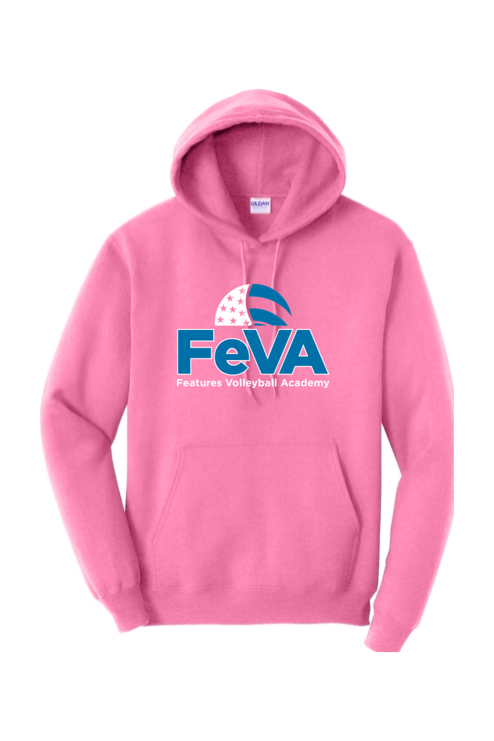 Features Volleyball Adult Heavyweight Hoodie Signature Lacrosse