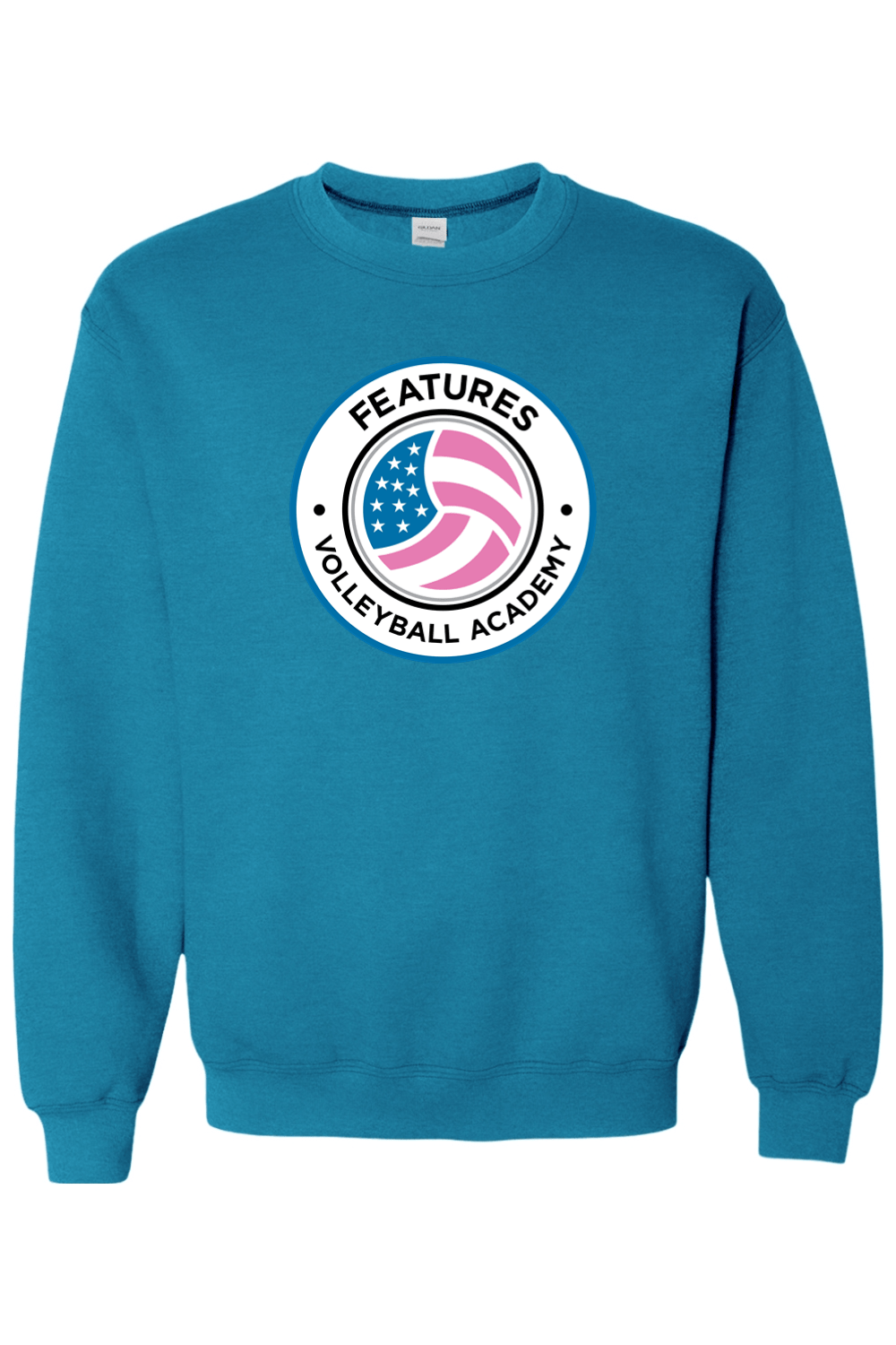Features Volleyball Adult Heavyweight Sweatshirt Signature Lacrosse
