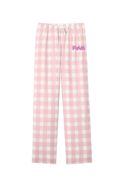 Features Volleyball Adult Women's Flannel Plaid Pants Signature Lacrosse