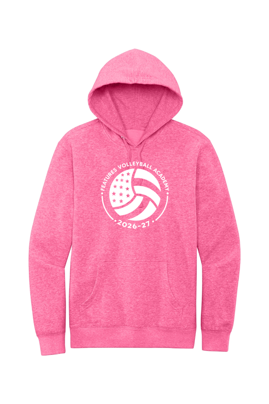 Features Volleyball District V.I.T. Fleece Hoodie Signature Lacrosse