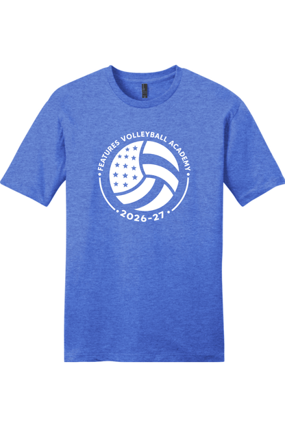 Features Volleyball District Very Important Tee Signature Lacrosse