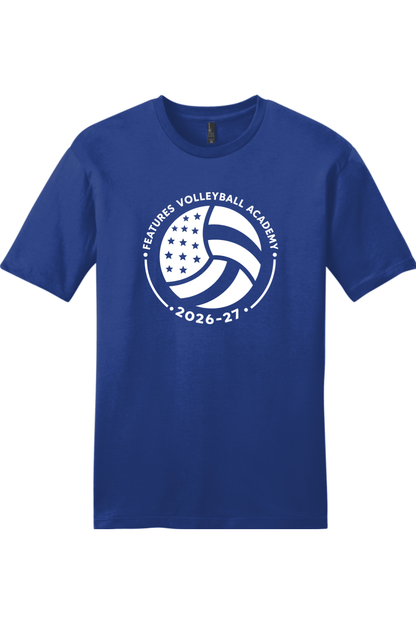 Features Volleyball District Very Important Tee Signature Lacrosse