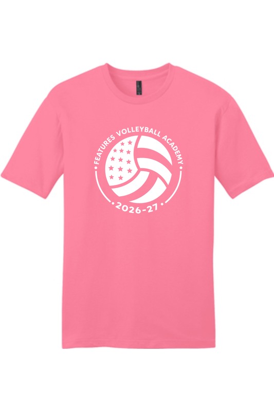 Features Volleyball District Very Important Tee Signature Lacrosse