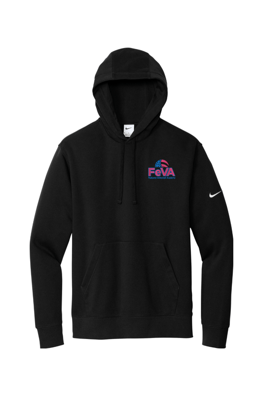 Features Volleyball Embroidered Nike Club Fleece Sleeve Swoosh Pullover Hoodie Signature Lacrosse