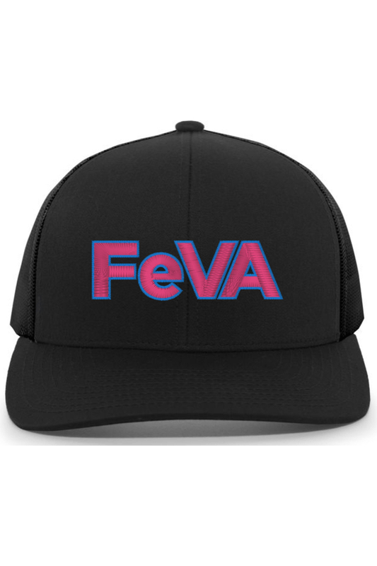 Features Volleyball Embroidered Trucker Hat Signature Lacrosse