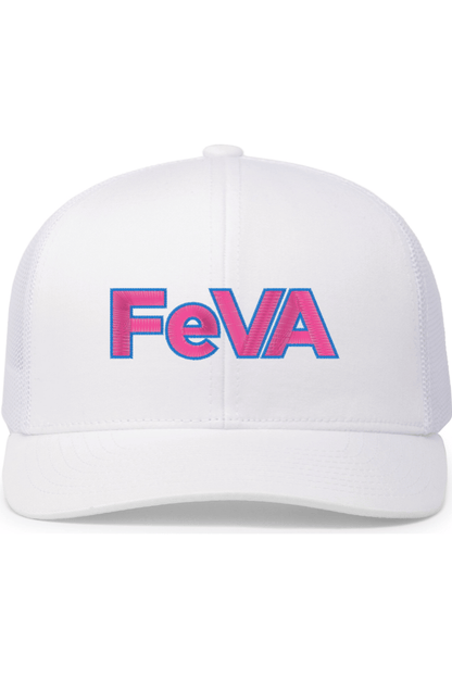 Features Volleyball Embroidered Trucker Hat Signature Lacrosse