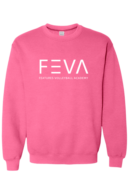 Features Volleyball Gildan Heavy Blend Crewneck Sweatshirt Signature Lacrosse
