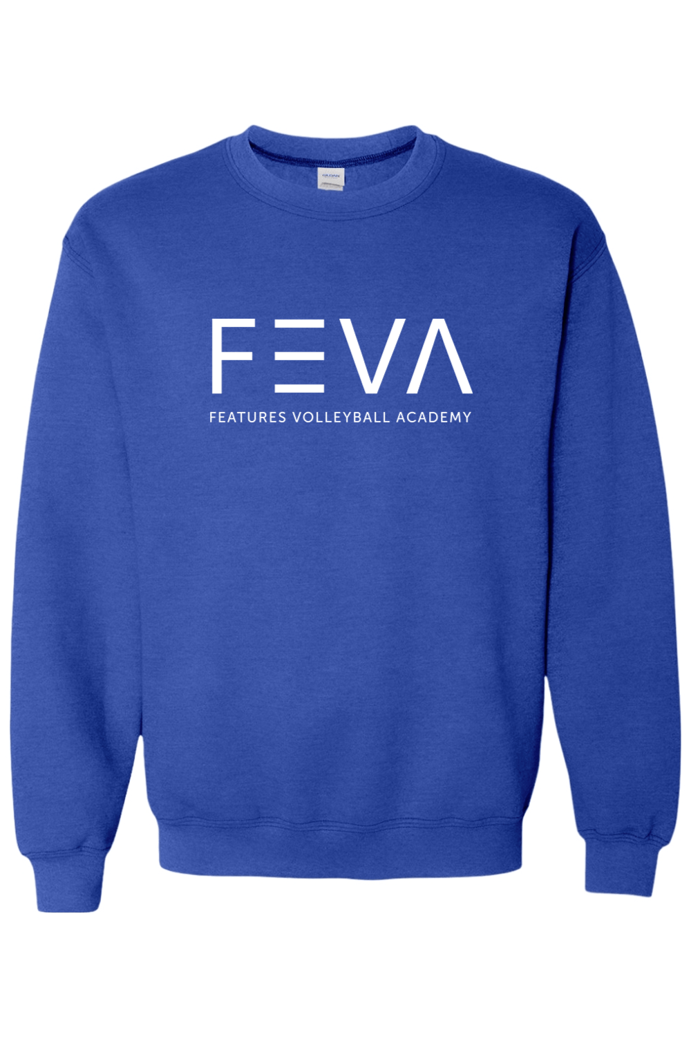 Features Volleyball Gildan Heavy Blend Crewneck Sweatshirt Signature Lacrosse