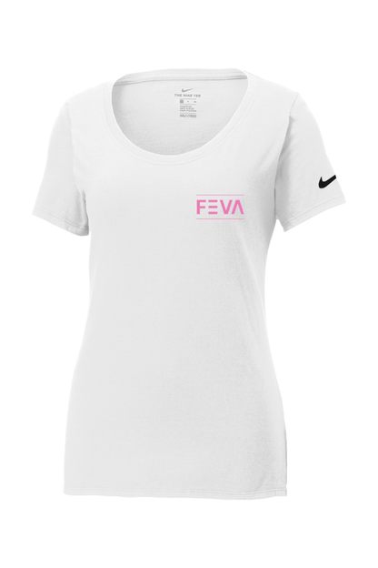 Features Volleyball Nike Core Cotton Scoop Neck Tee Signature Lacrosse