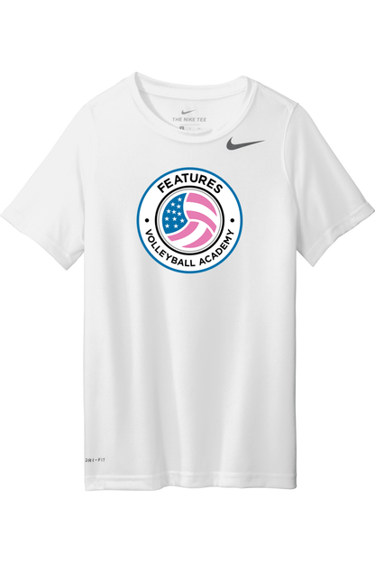 Features Volleyball Nike Youth Team Legend Tee Signature Lacrosse