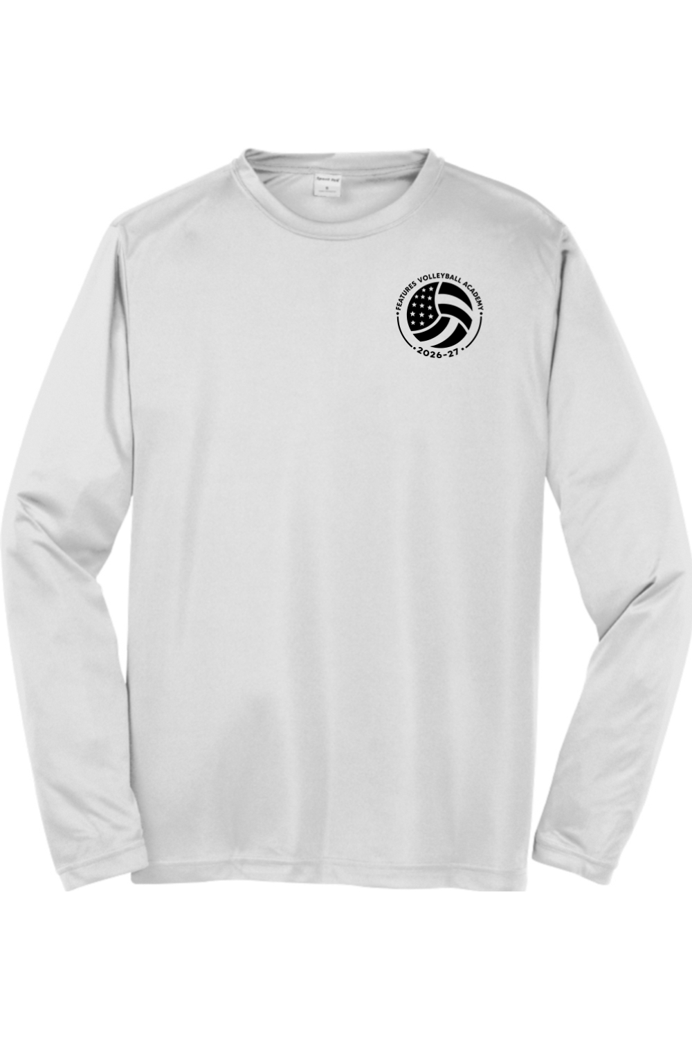 Features Volleyball Sport-Tek Long Sleeve PosiCharge Competitor Tee Signature Lacrosse