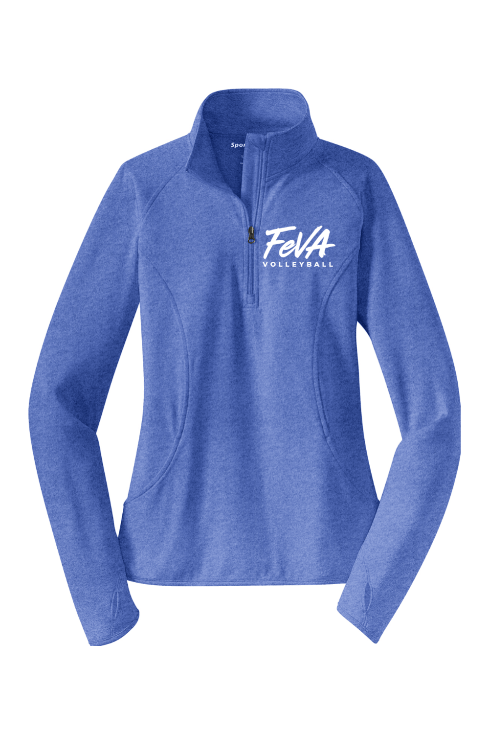 Features Volleyball Sport-Tek Women's Sport-Wick Stretch 1/4-Zip Pullover Signature Lacrosse