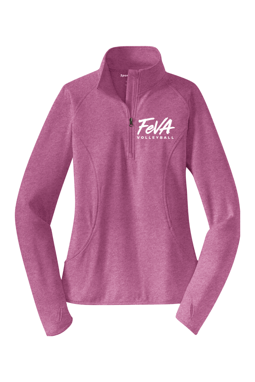 Features Volleyball Sport-Tek Women's Sport-Wick Stretch 1/4-Zip Pullover Signature Lacrosse