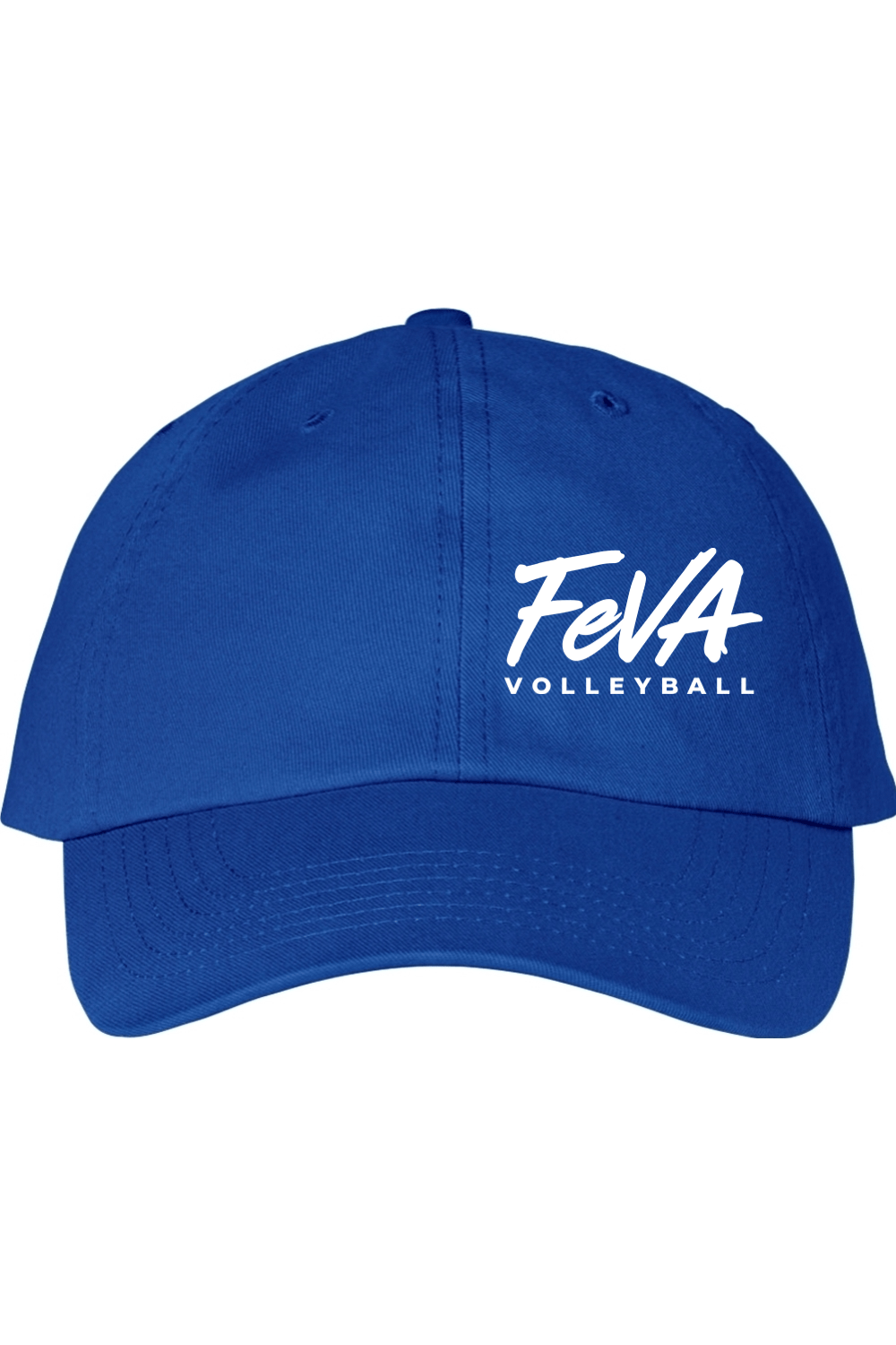 Features Volleyball Valucap - Adult Bio-Washed Classic Dad Hat Signature Lacrosse