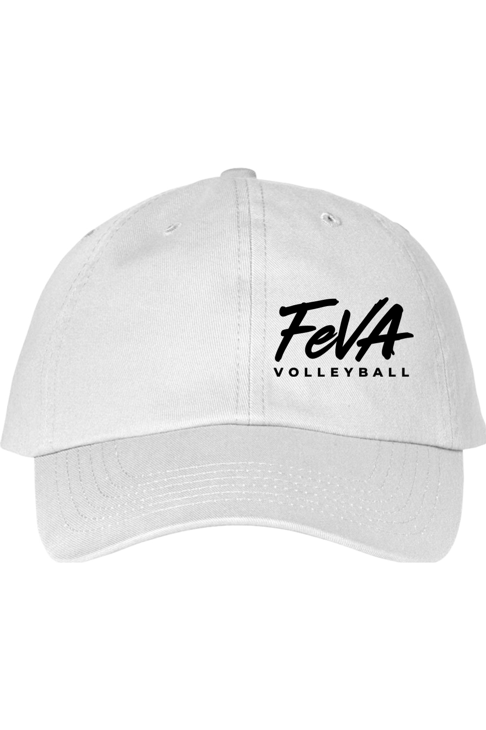 Features Volleyball Valucap - Adult Bio-Washed Classic Dad Hat Signature Lacrosse