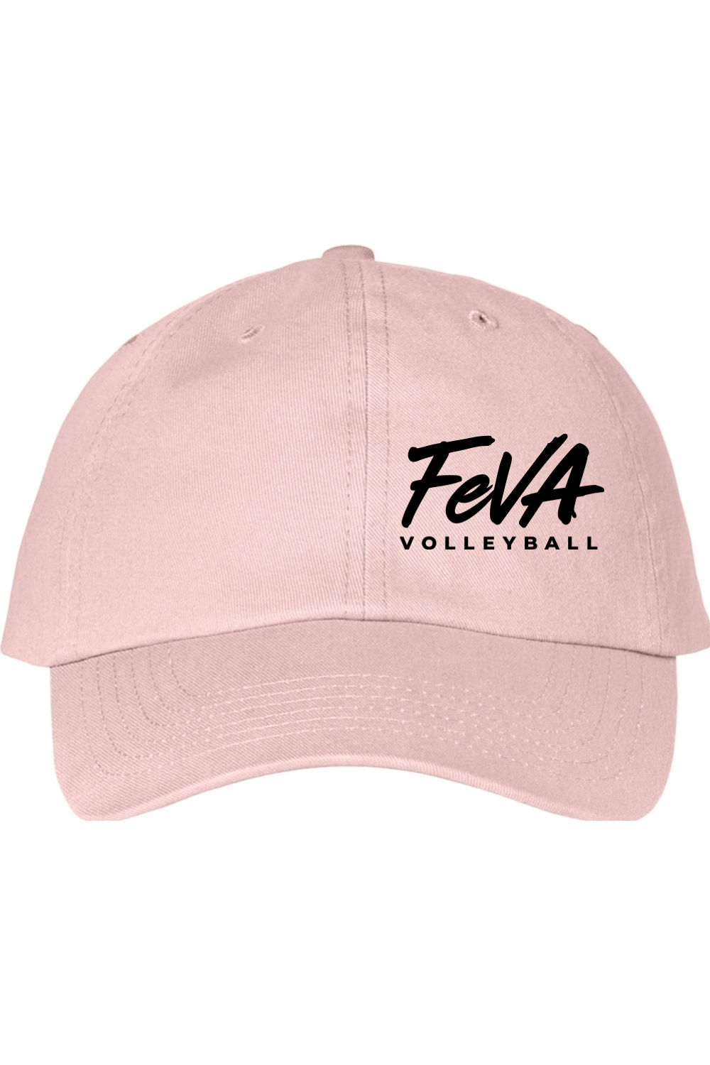 Features Volleyball Valucap - Adult Bio-Washed Classic Dad Hat Signature Lacrosse