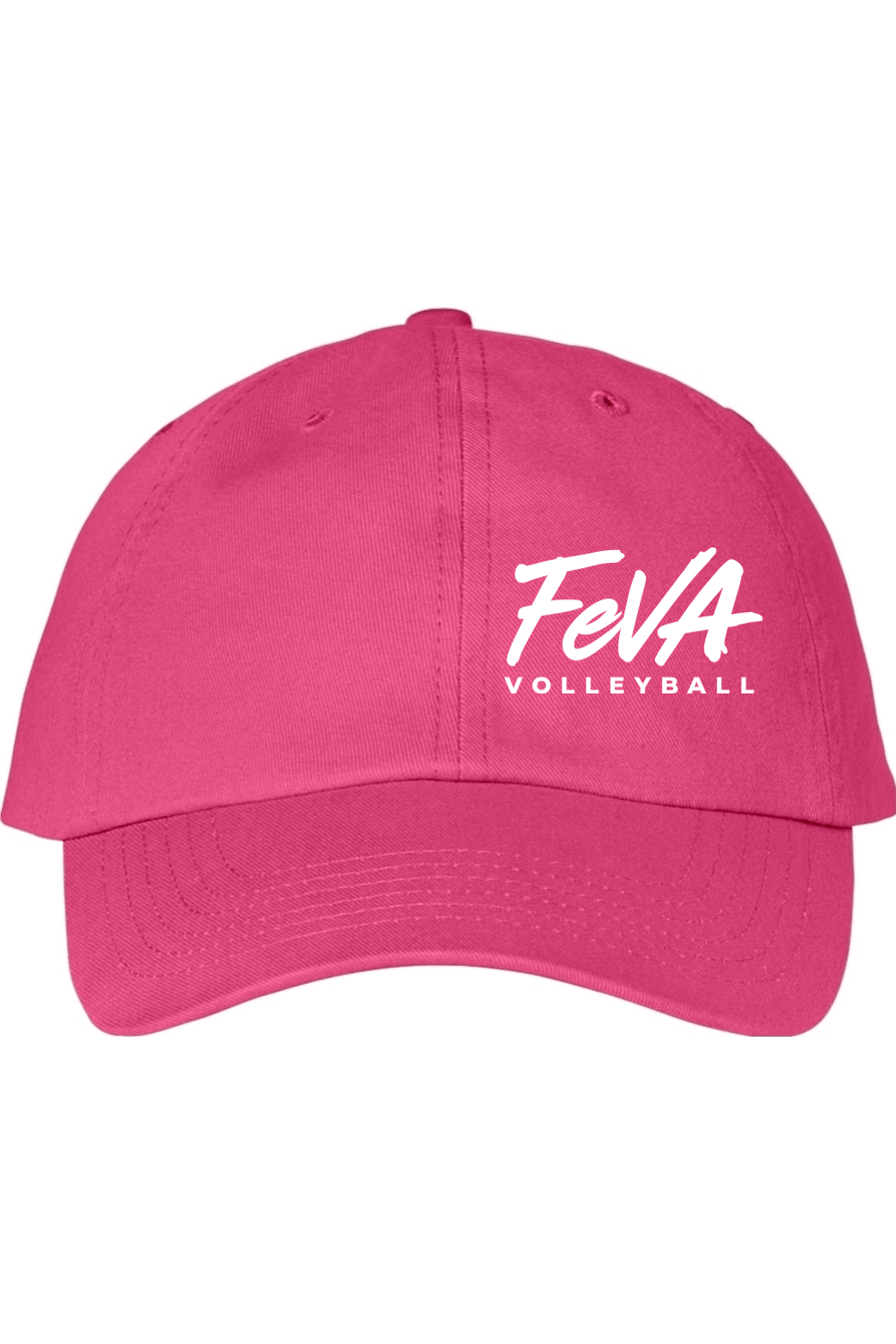 Features Volleyball Valucap - Adult Bio-Washed Classic Dad Hat Signature Lacrosse
