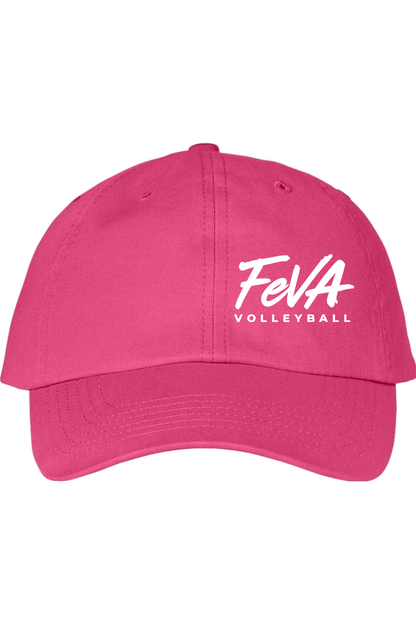 Features Volleyball Valucap - Adult Bio-Washed Classic Dad Hat Signature Lacrosse