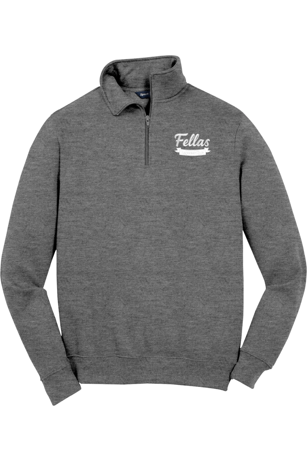 Fellas in Paris LC Adult Embroidered Quarter-Zip Pullover Signature Lacrosse