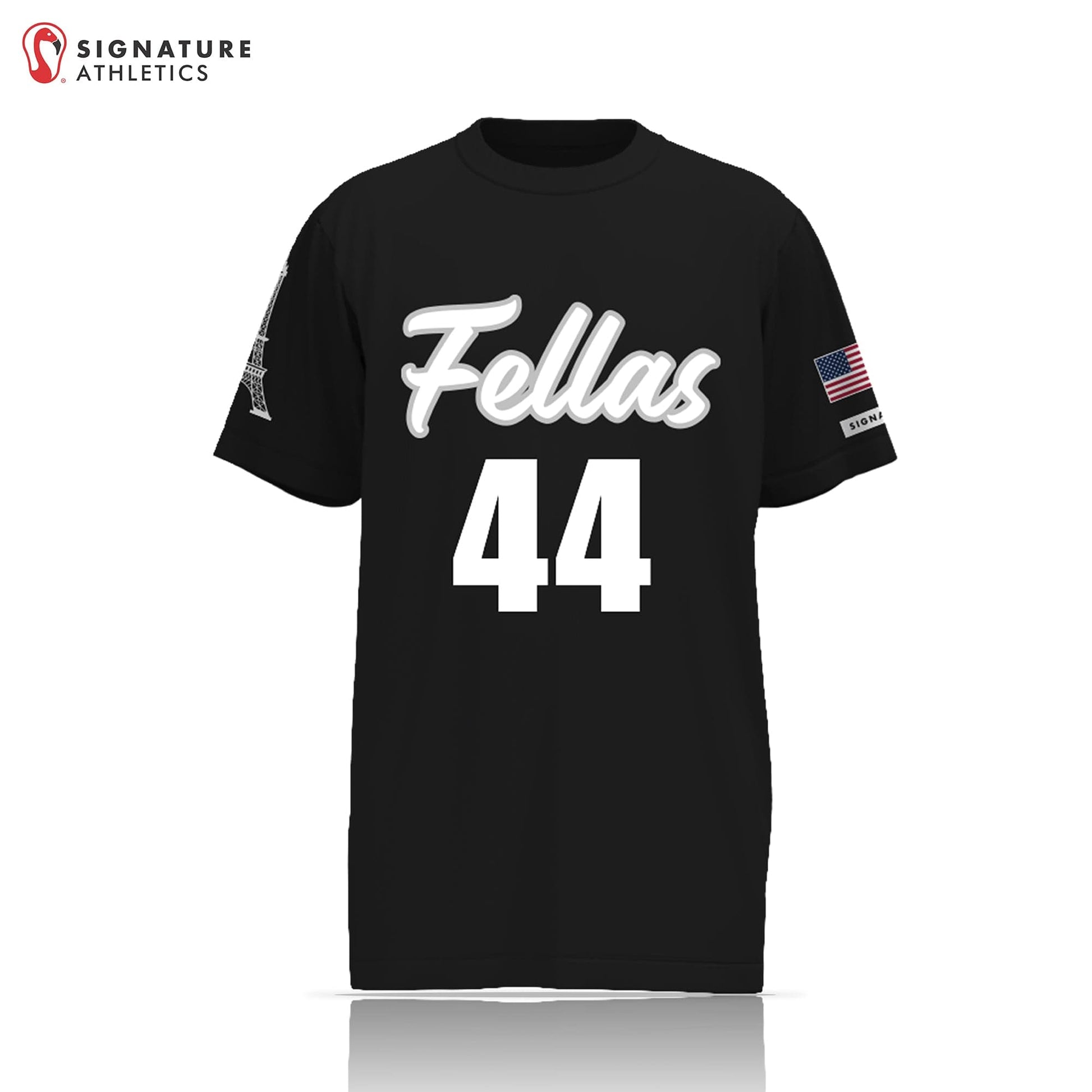 Fellas In Paris Men's Short Sleeve Shooting Shirt: Fellas Signature Lacrosse