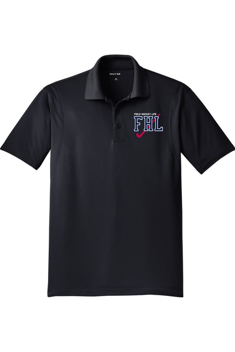 Field Hockey Life Adult Embroidered Athletic Polo Signature Lacrosse