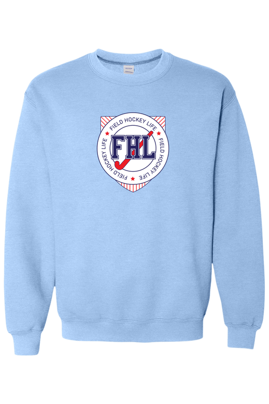 Field Hockey Life Adult Heavyweight Sweatshirt Signature Lacrosse