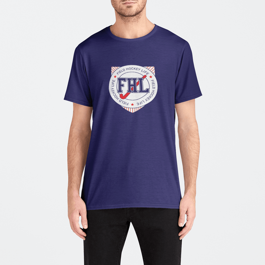 Field Hockey Life Adult Men's Sublimated Athletic T-Shirt Signature Lacrosse