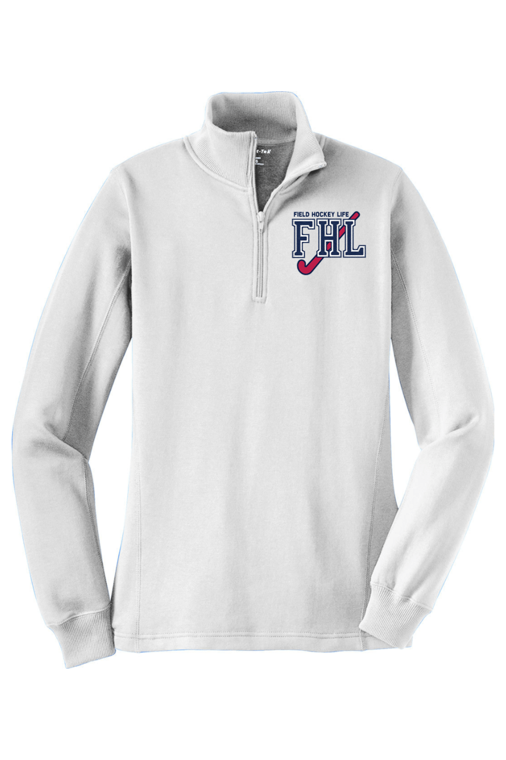 Field Hockey Life Adult Women's Embroidered Quarter-Zip Pullover Signature Lacrosse